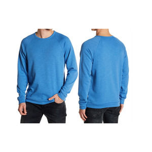 ONIA Dave Cotton Blend Raglan Sweatshirt in Parisian Blue ~ M